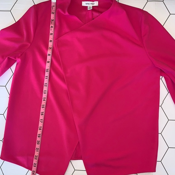 NWT Nine West Pink Open Jacket, Size XS - Picture 4 of 7